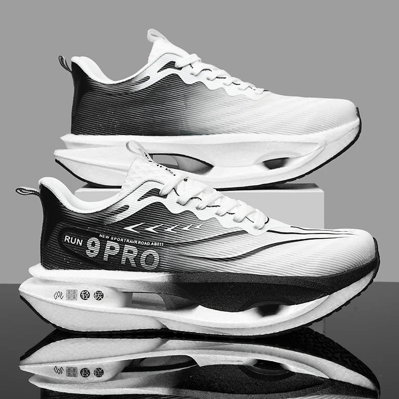 Chaussures de course pour hommes avec plaque en carbone, spécialité marathon, baskets de sport décontractées pour hommes, baskets athlétiques respirantes et confortables pour femmes Camara Shopping Chaussures de course pour hommes avec plaque en carbone, spécialité marathon, baskets de sport décontractées pour hommes, baskets athlétiques respirantes et confortables pour femmes