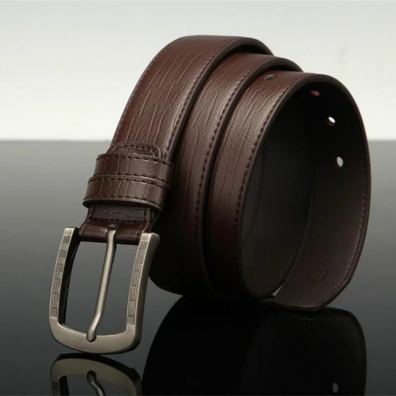 Ceinture en cuir classique pour homme avec boucle automatique, durable, élégante, pour le quotidien, les affaires et les pantalons habillés Camara Shopping Ceinture en cuir classique pour homme avec boucle automatique, durable, élégante, pour le quotidien, les affaires et les pantalons habillés