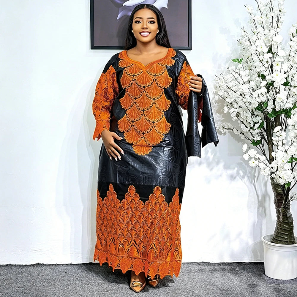 Robes longues de soirée africaines grande taille pour femmes 2026 – Nouvelle collection de robes de luxe brodées Bazin, tenues élégantes pour mariages musulmans et soirées Camara Shopping Robes longues de soirée africaines grande taille pour femmes 2026 – Nouvelle collection de robes de luxe brodées Bazin, tenues élégantes pour mariages musulmans et soirées