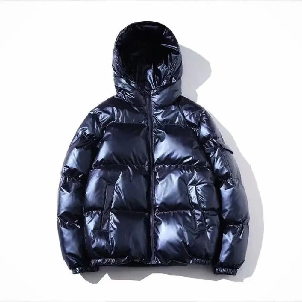 Vêtements à capuche rembourrés en coton pour hommes, automne et hiver, vestes rembourrées décontractées à finition brillante à la mode, vêtements d'extérieur en coton pour hommes Camara Shopping Vêtements à capuche rembourrés en coton pour hommes, automne et hiver, vestes rembourrées décontractées à finition brillante à la mode, vêtements d'extérieur en coton pour hommes