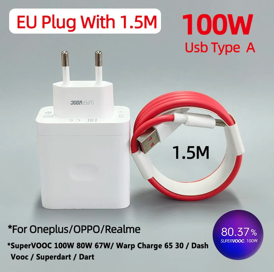 Adaptateur de chargeur USB Oneplus 100W SuperVOOC original, charge rapide 80W 65W, One Plus 13 13S 12 11 10 Nord 5 4 9 pour OPPO Realme Camara Shopping Adaptateur de chargeur USB Oneplus 100W SuperVOOC original, charge rapide 80W 65W, One Plus 13 13S 12 11 10 Nord 5 4 9 pour OPPO Realme