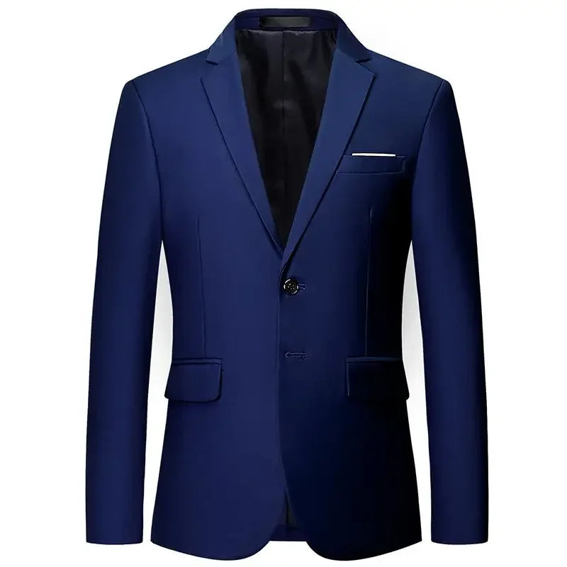 Hommes blanc vestes formelles deux Bittons à manches longues coréen hommes costume vestes tenue de bureau Blazer de mariage Camara Shopping Hommes blanc vestes formelles deux Bittons à manches longues coréen hommes costume vestes tenue de bureau Blazer de mariage