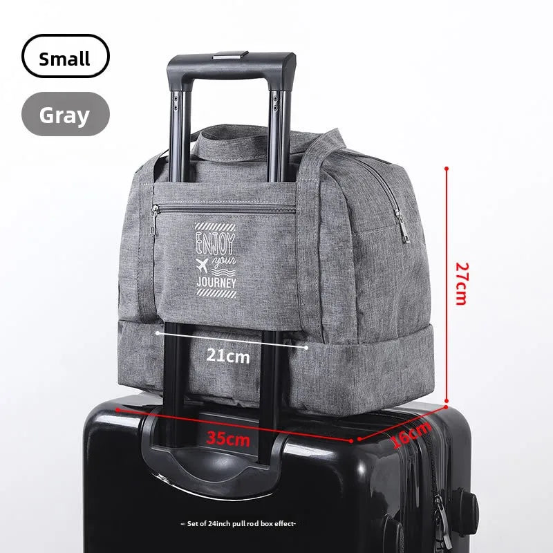 Sac de voyage étanche Double couche pour salle de sport et natation, Portable, séparation sèche/humide, rangement de produits de toilette cosmétiques, sac unisexe Camara Shopping Sac de voyage étanche Double couche pour salle de sport et natation, Portable, séparation sèche/humide, rangement de produits de toilette cosmétiques, sac unisexe