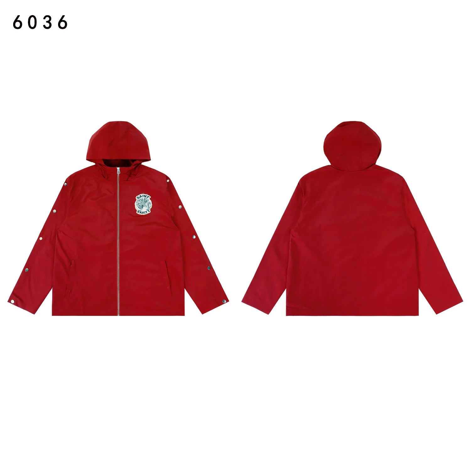 Trench-Coat coupe-vent brodé pour hommes et femmes, Streetwear, ample, solide, fermeture éclair, veste à capuche surdimensionnée Camara Shopping Trench-Coat coupe-vent brodé pour hommes et femmes, Streetwear, ample, solide, fermeture éclair, veste à capuche surdimensionnée