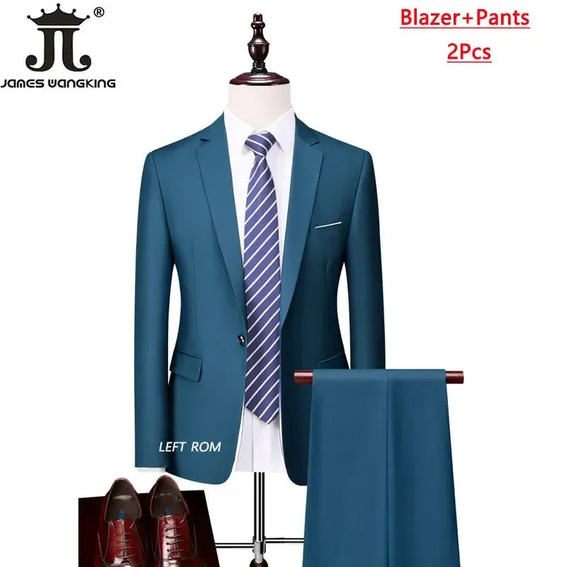 Costume homme formel pour le bureau, mariage, fête, couleur unie, tailles M-6XL, 15 couleurs (veste + gilet + pantalon) Camara Shopping Costume homme formel pour le bureau, mariage, fête, couleur unie, tailles M-6XL, 15 couleurs (veste + gilet + pantalon)