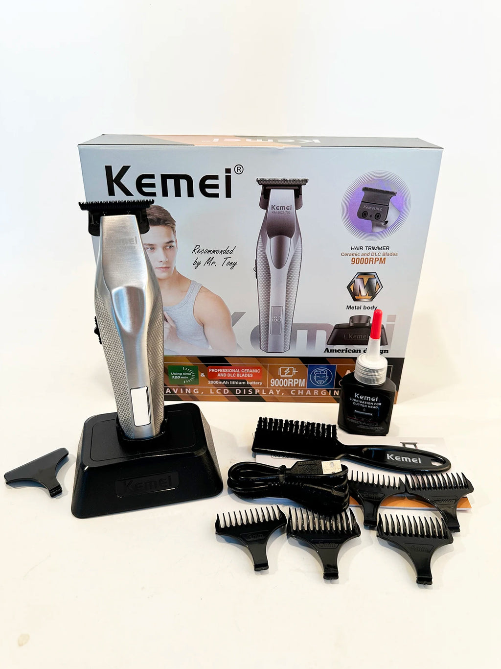 Tondeuse à cheveux Kemei, tondeuse à cheveux professionnelle, machine à couper les cheveux électrique, tondeuse à cheveux rechargeable, tondeuse à cheveux 0 MM pour hommes KM-3023-702 Camara Shopping Tondeuse à cheveux Kemei, tondeuse à cheveux professionnelle, machine à couper les cheveux électrique, tondeuse à cheveux rechargeable, tondeuse à cheveux 0 MM pour hommes KM-3023-702
