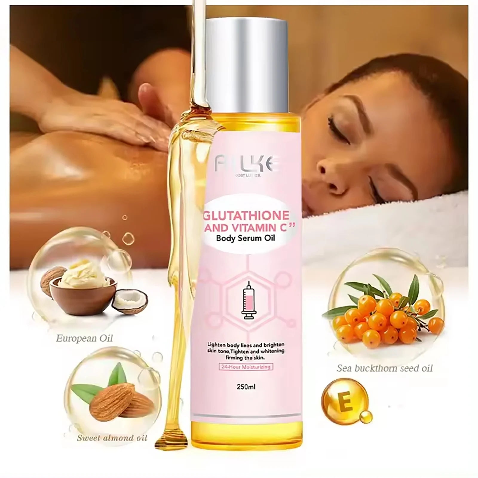 Coffret beauté éclaircissant AILKE à la vitamine C et au glutathion pour femmes, élimine les taches noires, hydrate, illumine la peau pour tous les types de carnation Camara Shopping Coffret beauté éclaircissant AILKE à la vitamine C et au glutathion pour femmes, élimine les taches noires, hydrate, illumine la peau pour tous les types de carnation