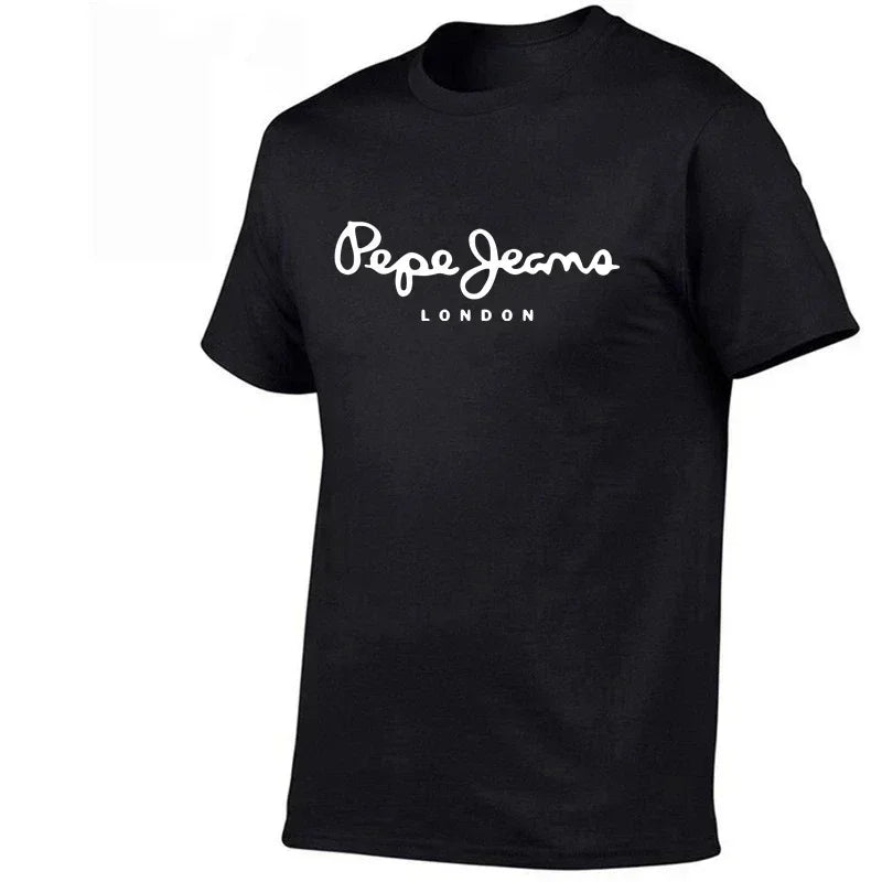 T-shirt décontracté pour homme 100% coton à manches courtes avec col rond, design tendance, polyvalent pour l'été, avec motifs imprimés Camara Shopping T-shirt décontracté pour homme 100% coton à manches courtes avec col rond, design tendance, polyvalent pour l'été, avec motifs imprimés