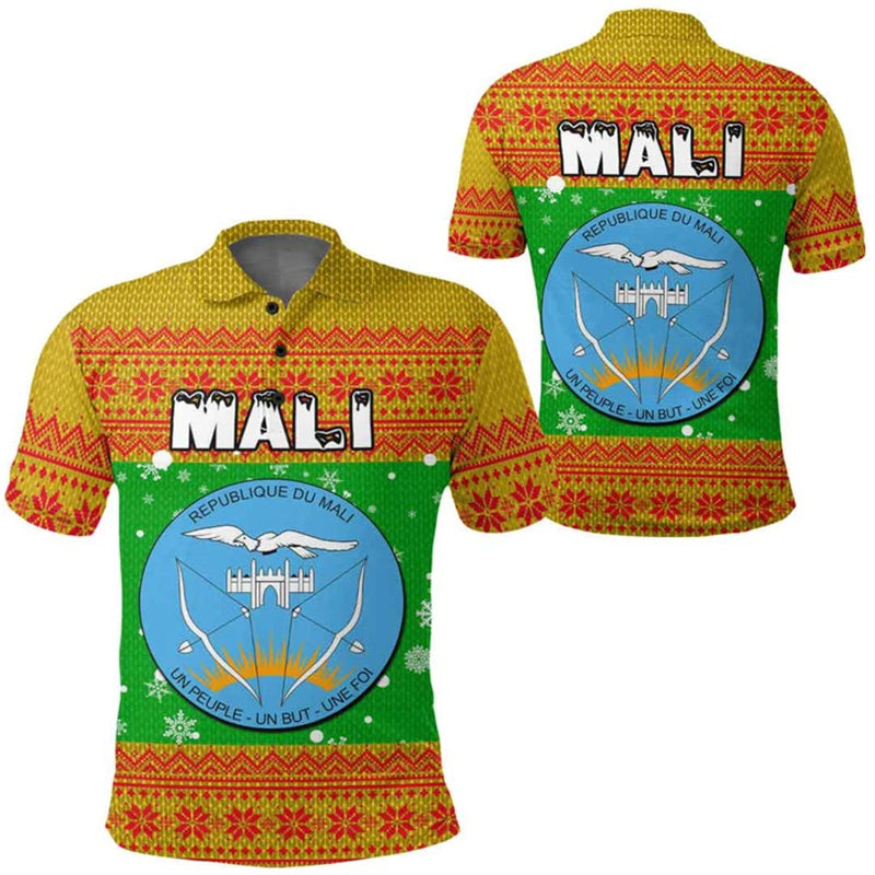 Mali Feel-Polo graphique avec emblème ML pour hommes, chemise imprimée en 3D, mode de sport de football, maillot décontracté d'été, t-shirt Sportif Camara Shopping Mali Feel-Polo graphique avec emblème ML pour hommes, chemise imprimée en 3D, mode de sport de football, maillot décontracté d'été, t-shirt Sportif
