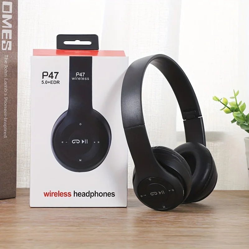 Bluetooth 5.0 casque sans fil pliable HIFI stéréo basse écouteur enfant fille casque cadeau avec micro USB adaptateur pour iPhone TV jeu - Camara ShoppingBluetooth 5.0 casque sans fil pliable HIFI stéréo basse écouteur enfant fille casque cadeau avec micro USB adaptateur pour iPhone TV jeu