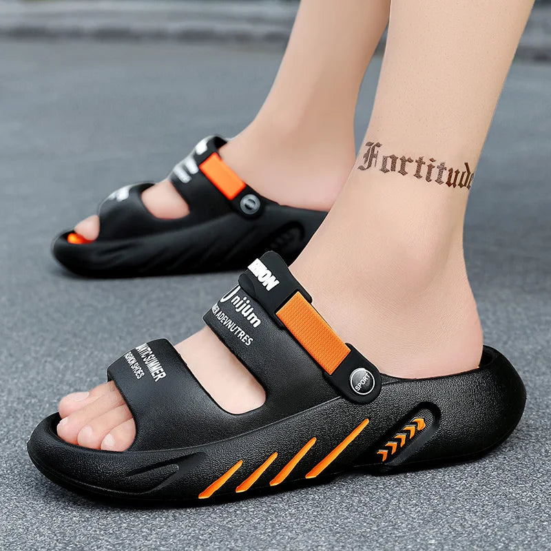 Massage Men Slippers Summer Breathable EVA Slippers Dual Purpose Sandals For Men Lightweigh Sumer Shoes For Men Plus Size 39-48 Camara Shopping Massage Men Slippers Summer Breathable EVA Slippers Dual Purpose Sandals For Men Lightweigh Sumer Shoes For Men Plus Size 39-48
