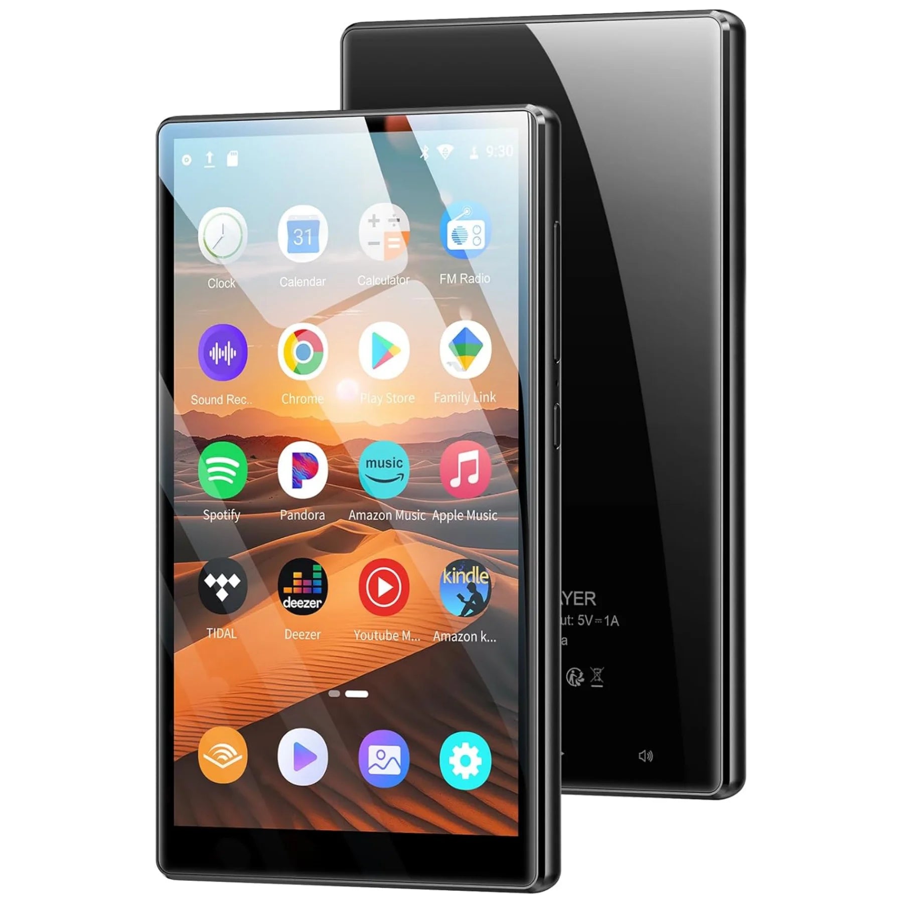 Lecteur MP3/MP4 1080P Android 13.0 4,7 pouces 96 Go (64 Go+32 Go) avec Bluetooth et Wi-Fi, jusqu'à 1 To Camara Shopping Lecteur MP3/MP4 1080P Android 13.0 4,7 pouces 96 Go (64 Go+32 Go) avec Bluetooth et Wi-Fi, jusqu'à 1 To