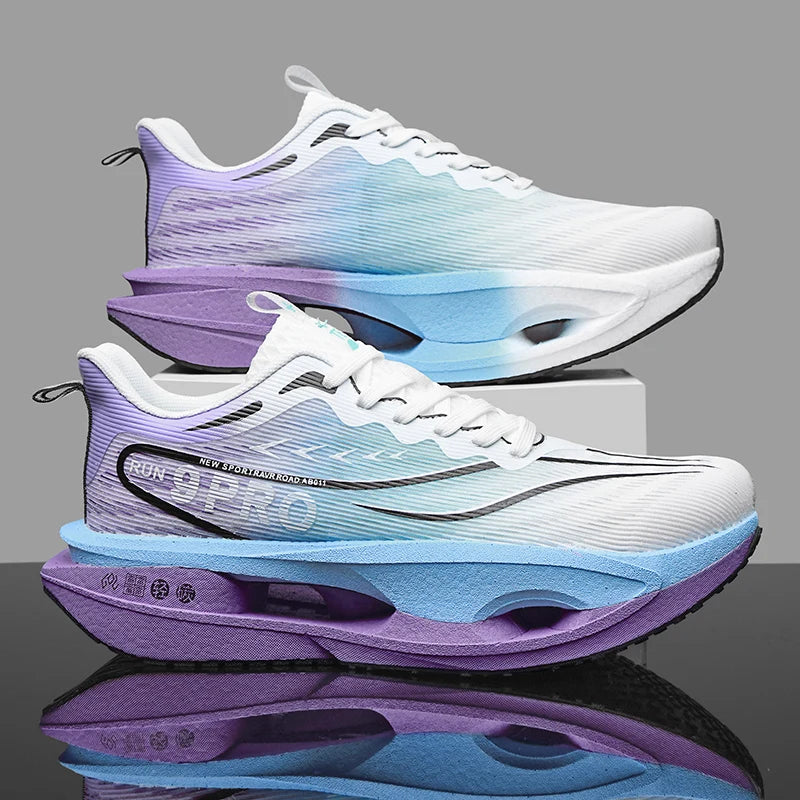 Chaussures de course pour hommes avec plaque en carbone, spécialité marathon, baskets de sport décontractées pour hommes, baskets athlétiques respirantes et confortables pour femmes Camara Shopping Chaussures de course pour hommes avec plaque en carbone, spécialité marathon, baskets de sport décontractées pour hommes, baskets athlétiques respirantes et confortables pour femmes