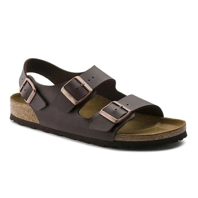 Mode homme décontracté liège sandale respirant confort été tongs Couple pantoufles plage Muller extérieur anti-dérapant chaussures jeunesse Camara Shopping Mode homme décontracté liège sandale respirant confort été tongs Couple pantoufles plage Muller extérieur anti-dérapant chaussures jeunesse