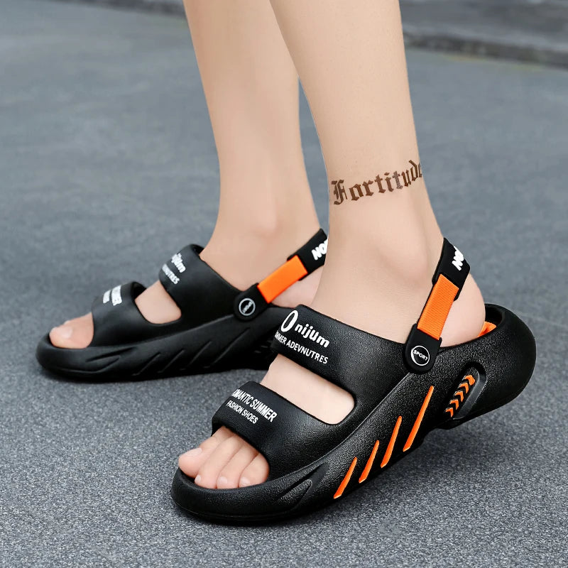 Massage Men Slippers Summer Breathable EVA Slippers Dual Purpose Sandals For Men Lightweigh Sumer Shoes For Men Plus Size 39-48 Camara Shopping Massage Men Slippers Summer Breathable EVA Slippers Dual Purpose Sandals For Men Lightweigh Sumer Shoes For Men Plus Size 39-48