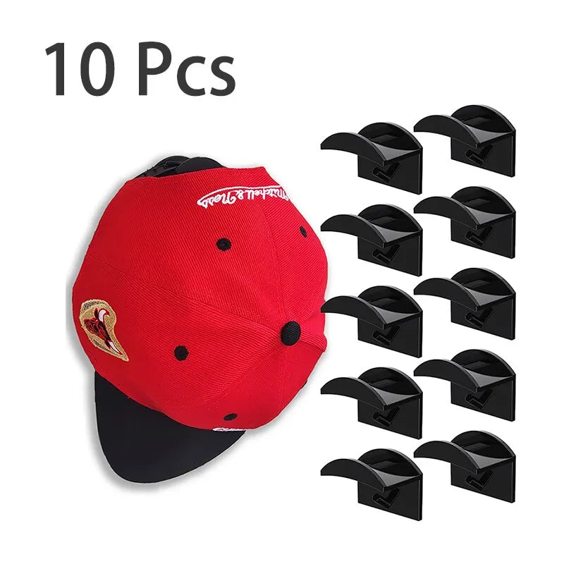 Crochet de chapeau de baseball sans lueur, chapeau de conception minimaliste, rangement de collier d'écouteur simple, noir, T1, nouveau, 5 pièces, 10 pièces Camara Shopping Crochet de chapeau de baseball sans lueur, chapeau de conception minimaliste, rangement de collier d'écouteur simple, noir, T1, nouveau, 5 pièces, 10 pièces
