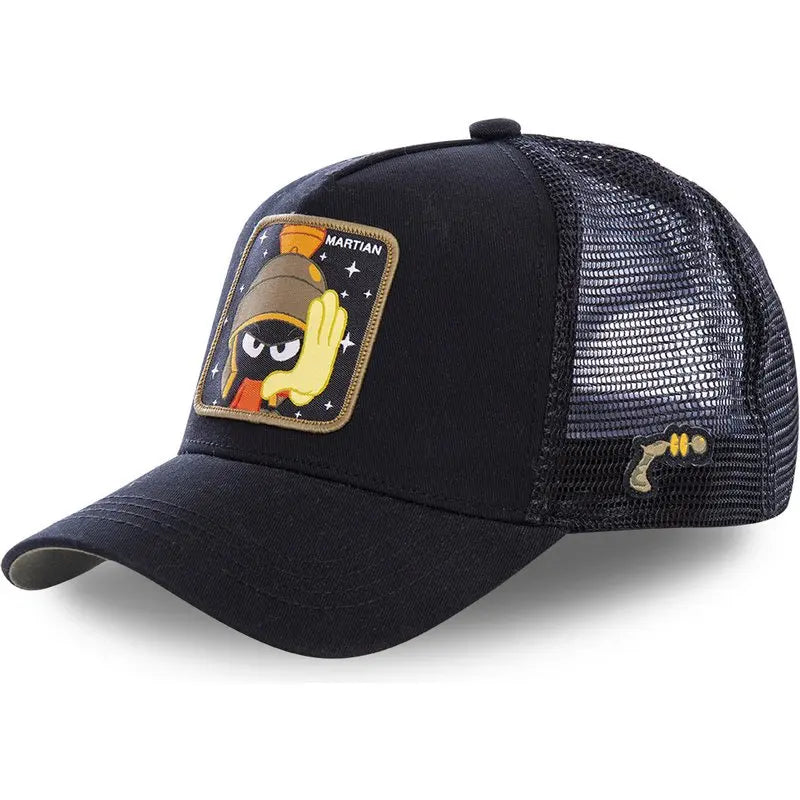 Casquette de baseball unisexe Anime Cartoon pour hommes, chapeau de camionneur, patch Piazza, haute qualité, offre spéciale Camara Shopping Casquette de baseball unisexe Anime Cartoon pour hommes, chapeau de camionneur, patch Piazza, haute qualité, offre spéciale