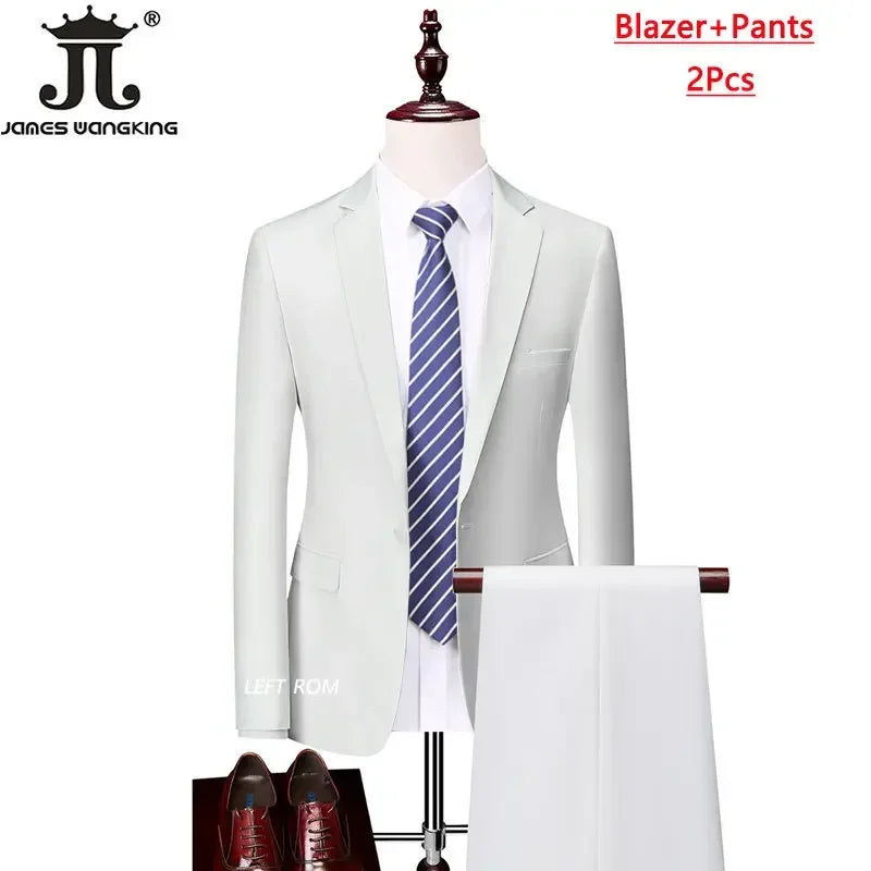 Costume homme formel pour le bureau, mariage, fête, couleur unie, tailles M-6XL, 15 couleurs (veste + gilet + pantalon) Camara Shopping Costume homme formel pour le bureau, mariage, fête, couleur unie, tailles M-6XL, 15 couleurs (veste + gilet + pantalon)
