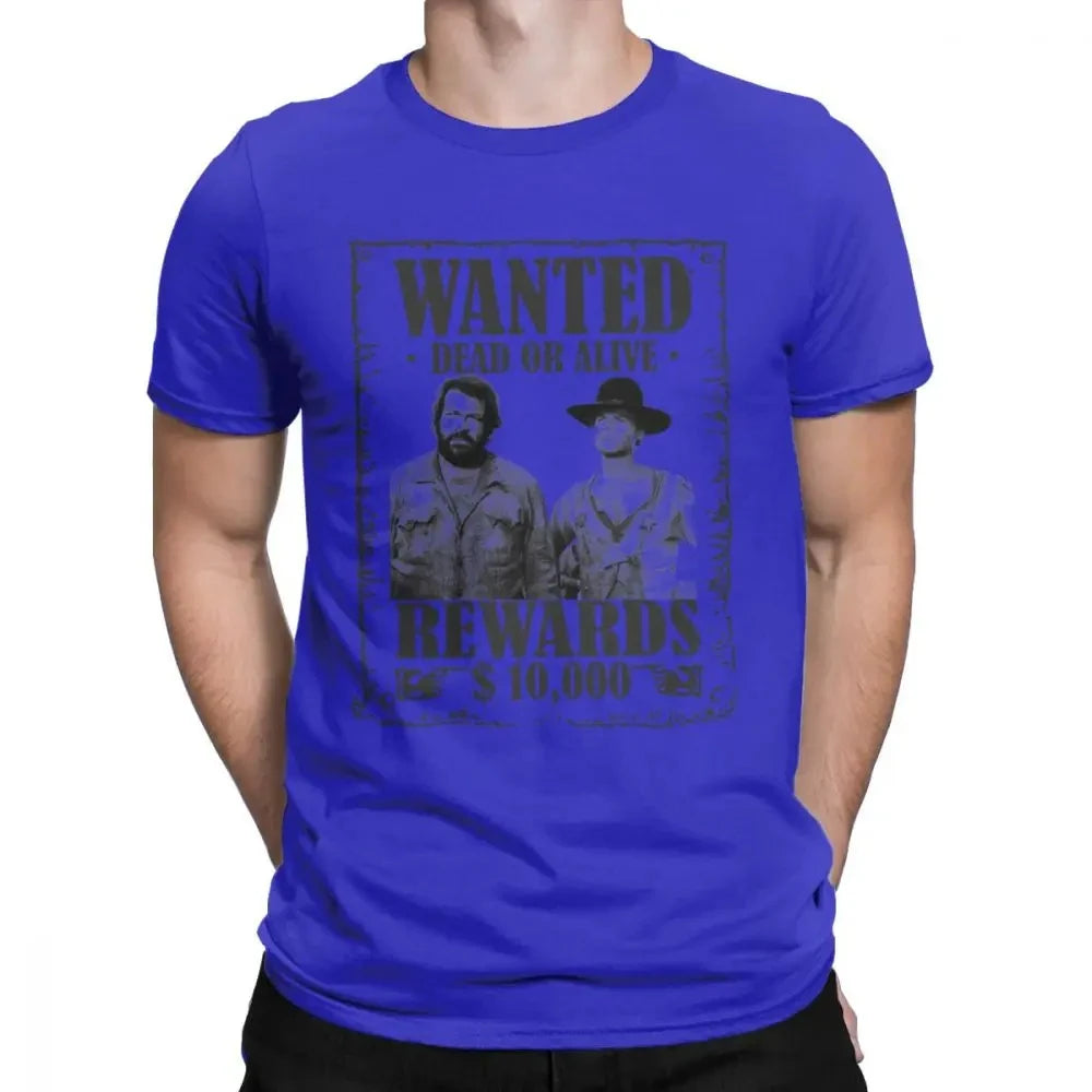 T-shirt pour hommes Bud Spencer Terence Hill Wanted Lo Chimavano, t-shirt classique du film épique, t-shirts Harajuku, hauts graphiques, t-shirt vintage Camara Shopping T-shirt pour hommes Bud Spencer Terence Hill Wanted Lo Chimavano, t-shirt classique du film épique, t-shirts Harajuku, hauts graphiques, t-shirt vintage