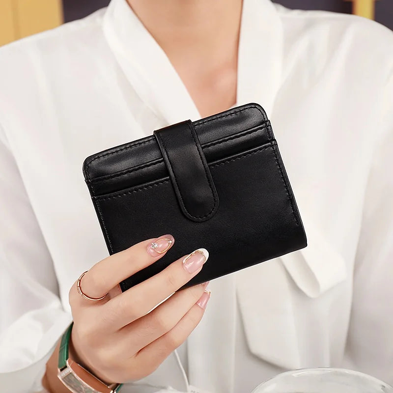 Portefeuille à main tendance pour femmes, couleur unie, en cuir PU souple, porte-cartes multiples, sac à main pour les courses en plein air Camara Shopping Portefeuille à main tendance pour femmes, couleur unie, en cuir PU souple, porte-cartes multiples, sac à main pour les courses en plein air