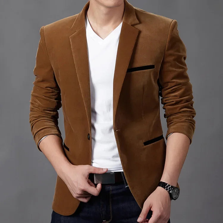 MRMT 2026 Nouvelle Veste de Costume Slim Unie pour Homme – Tendance Jeune et Élégante Camara Shopping MRMT 2026 Nouvelle Veste de Costume Slim Unie pour Homme – Tendance Jeune et Élégante
