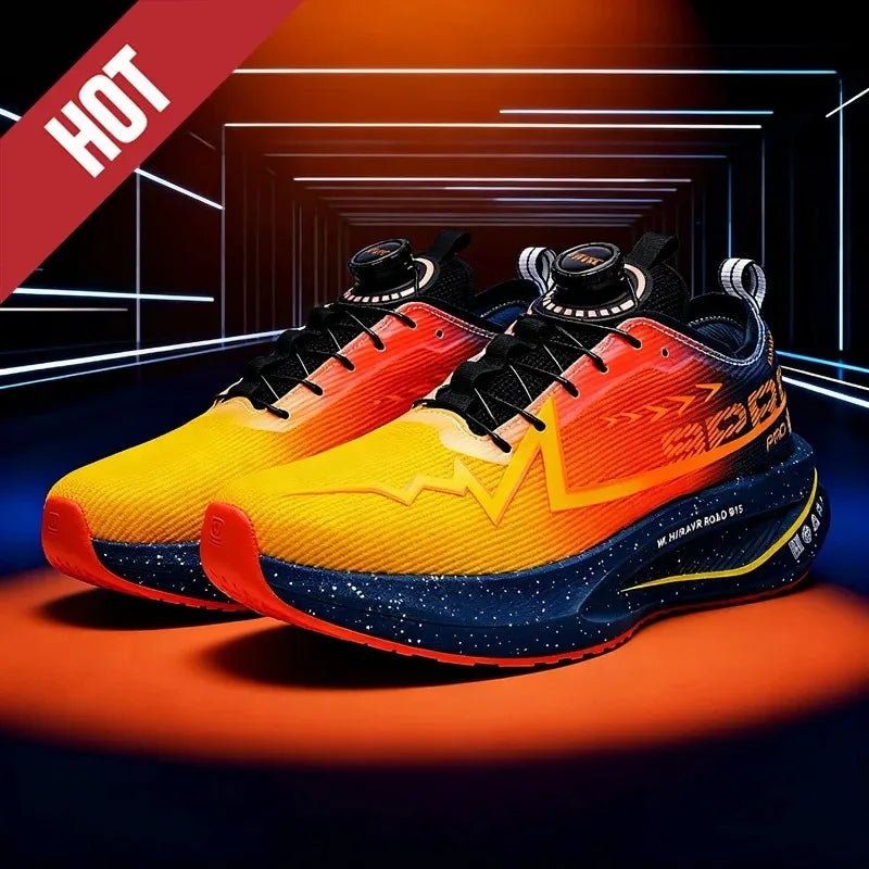Chaussures de course à pied avec plaque en carbone pour marathon, respirantes, légères, confortables, pour hommes et femmes, baskets athlétiques décontractées Camara Shopping Chaussures de course à pied avec plaque en carbone pour marathon, respirantes, légères, confortables, pour hommes et femmes, baskets athlétiques décontractées