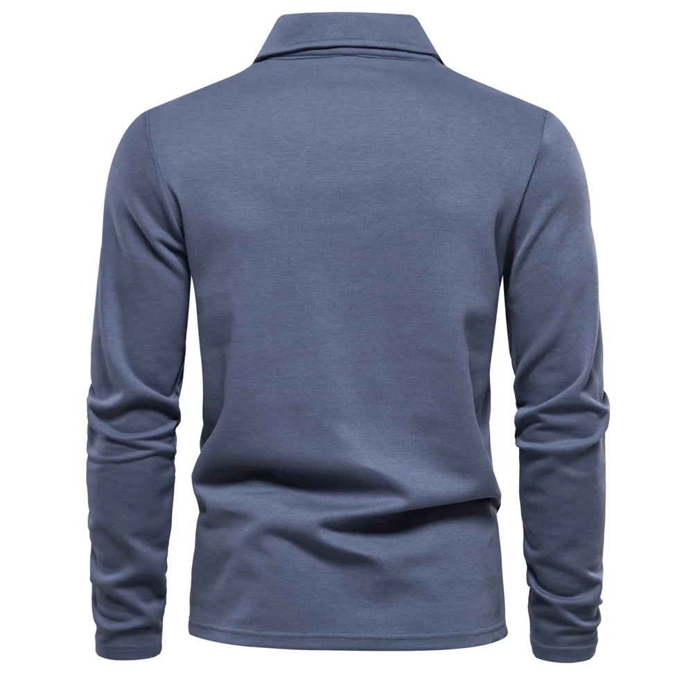 AIOPESON Polo brodé pour hommes, mode col rabattu, chemise de Golf de luxe sociale décontractée Camara Shopping AIOPESON Polo brodé pour hommes, mode col rabattu, chemise de Golf de luxe sociale décontractée