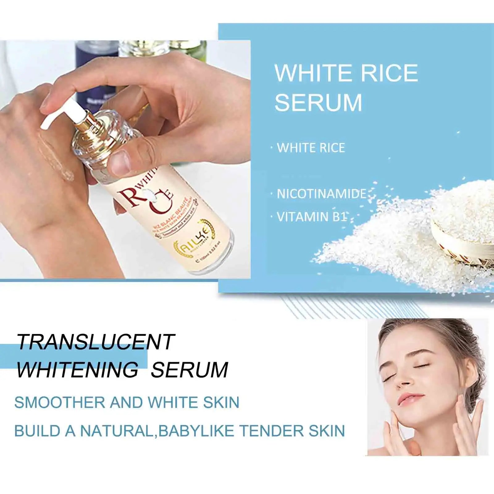 AILKE Soin éclaircissant multivitaminé pour femmes, hydratant, élimine les taches brunes, la mélanine, l'hyperpigmentation, le teint inégal Camara Shopping AILKE Soin éclaircissant multivitaminé pour femmes, hydratant, élimine les taches brunes, la mélanine, l'hyperpigmentation, le teint inégal