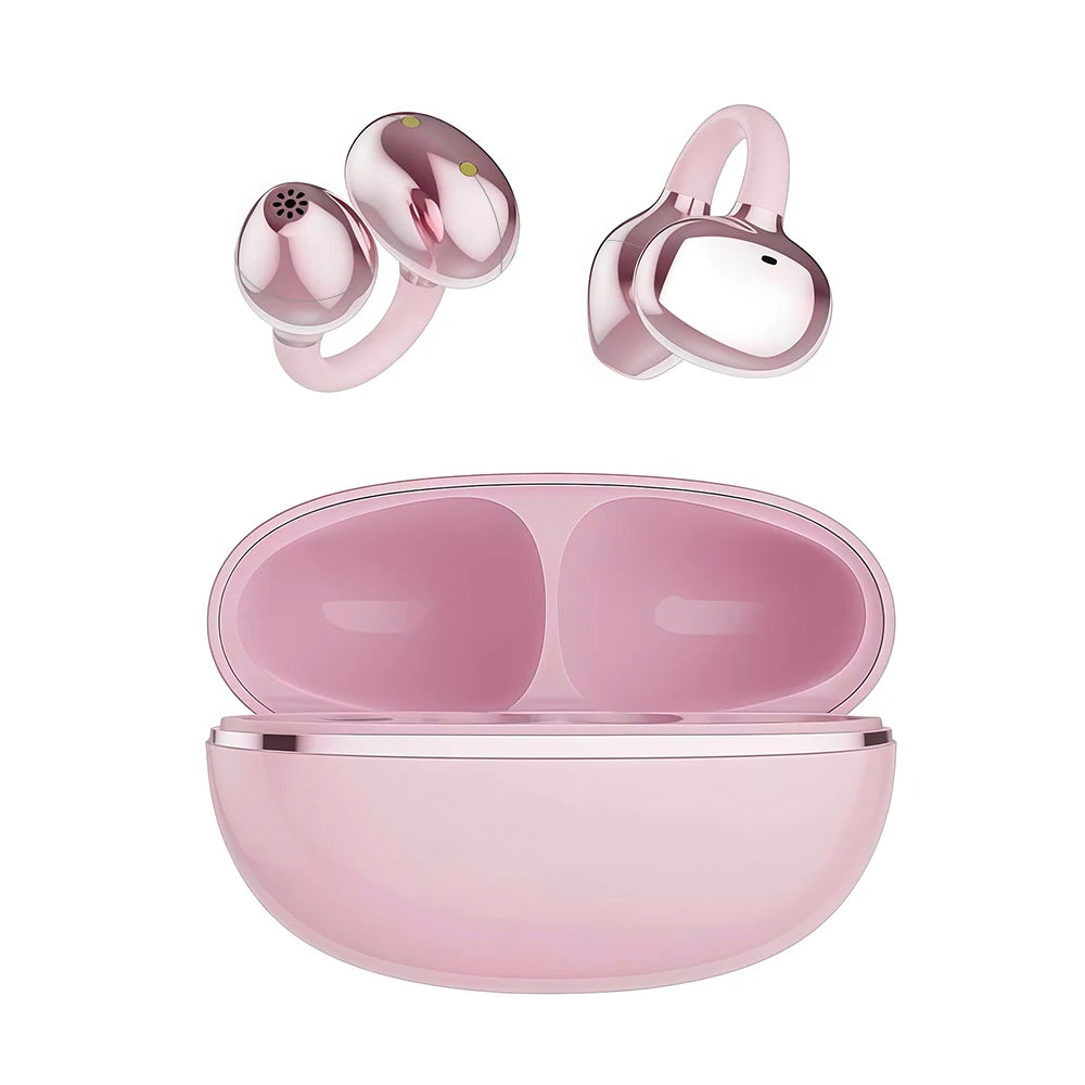 Écouteurs Bluetooth à Conduction Osseuse 3D Surround à Clip d'Oreille, Écouteurs sans Fil Stéréo Bass pour le Sport avec Micro Camara Shopping Écouteurs Bluetooth à Conduction Osseuse 3D Surround à Clip d'Oreille, Écouteurs sans Fil Stéréo Bass pour le Sport avec Micro