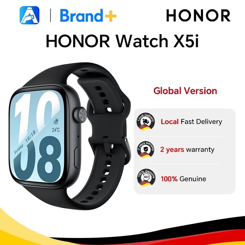 Montre HONOR X5i, version mondiale, montre connectée HONOR 2026, écran AMOLED à bord fin de 1,97 pouces, autonomie de 21 jours, 109 modes sportifs Camara Shopping Montre HONOR X5i, version mondiale, montre connectée HONOR 2026, écran AMOLED à bord fin de 1,97 pouces, autonomie de 21 jours, 109 modes sportifs