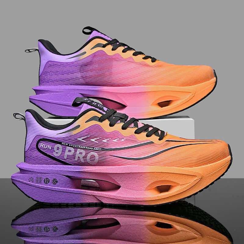 Chaussures de course pour hommes avec plaque en carbone, spécialité marathon, baskets de sport décontractées pour hommes, baskets athlétiques respirantes et confortables pour femmes Camara Shopping Chaussures de course pour hommes avec plaque en carbone, spécialité marathon, baskets de sport décontractées pour hommes, baskets athlétiques respirantes et confortables pour femmes