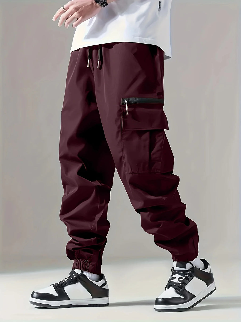 Pantalon cargo pour hommes, fjm fin, confortable et respirant, décontracté, extérieur, portable, course à pied, cyclisme, approche multi-poches Camara Shopping Pantalon cargo pour hommes, fjm fin, confortable et respirant, décontracté, extérieur, portable, course à pied, cyclisme, approche multi-poches