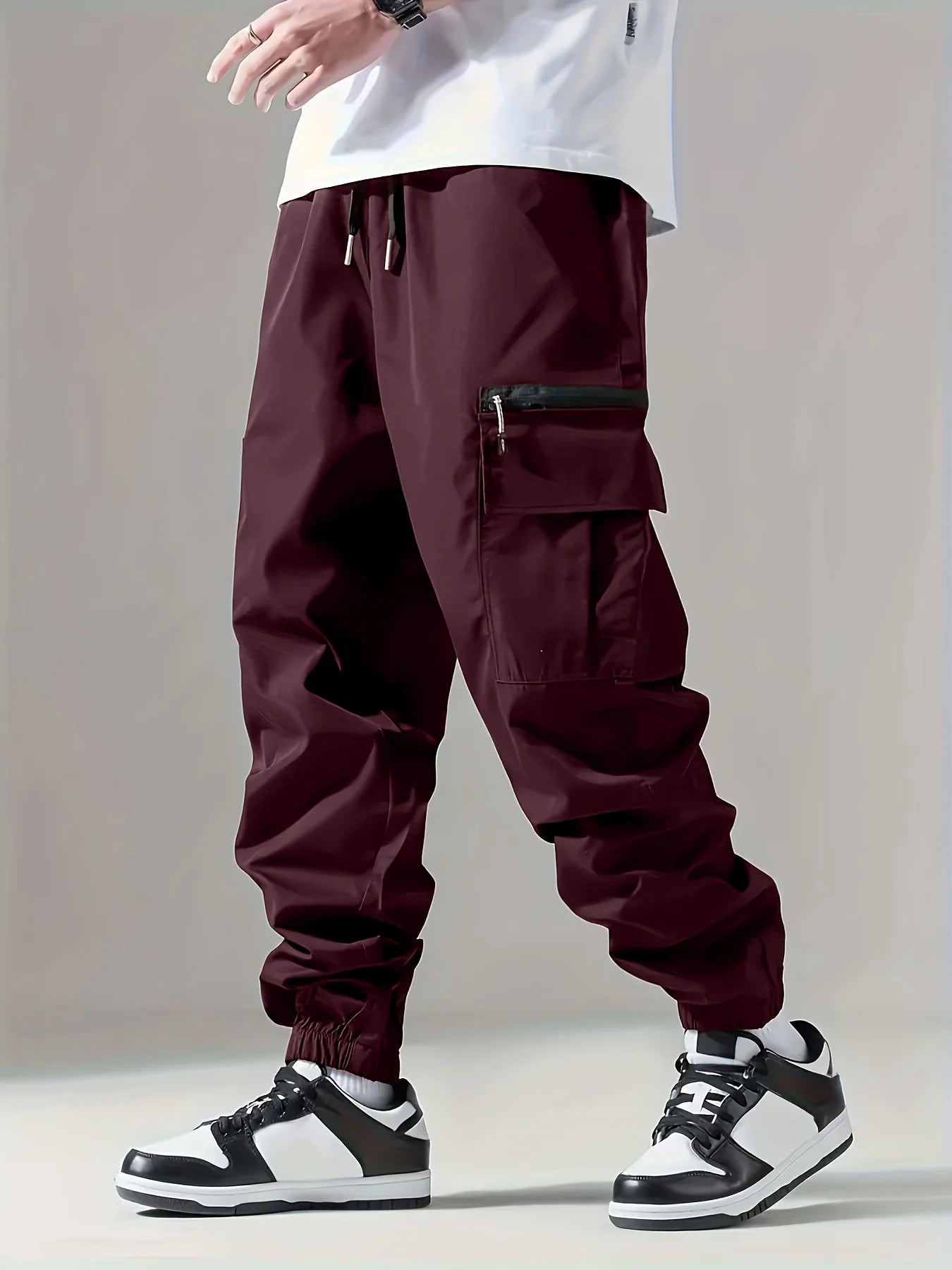Pantalon cargo pour hommes, fjm fin, confortable et respirant, décontracté, extérieur, portable, course à pied, cyclisme, approche multi-poches Camara Shopping Pantalon cargo pour hommes, fjm fin, confortable et respirant, décontracté, extérieur, portable, course à pied, cyclisme, approche multi-poches
