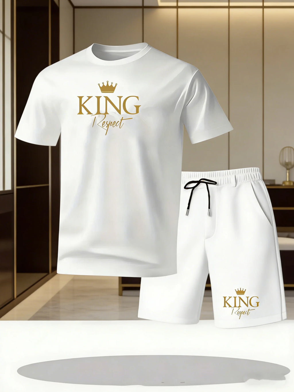 Ensemble de vêtements de sport décontractés pour hommes, été, col rond, manches courtes, t-shirt et short, ensemble 2 pièces, t-shirt à manches courtes et short pour hommes Camara Shopping Ensemble de vêtements de sport décontractés pour hommes, été, col rond, manches courtes, t-shirt et short, ensemble 2 pièces, t-shirt à manches courtes et short pour hommes