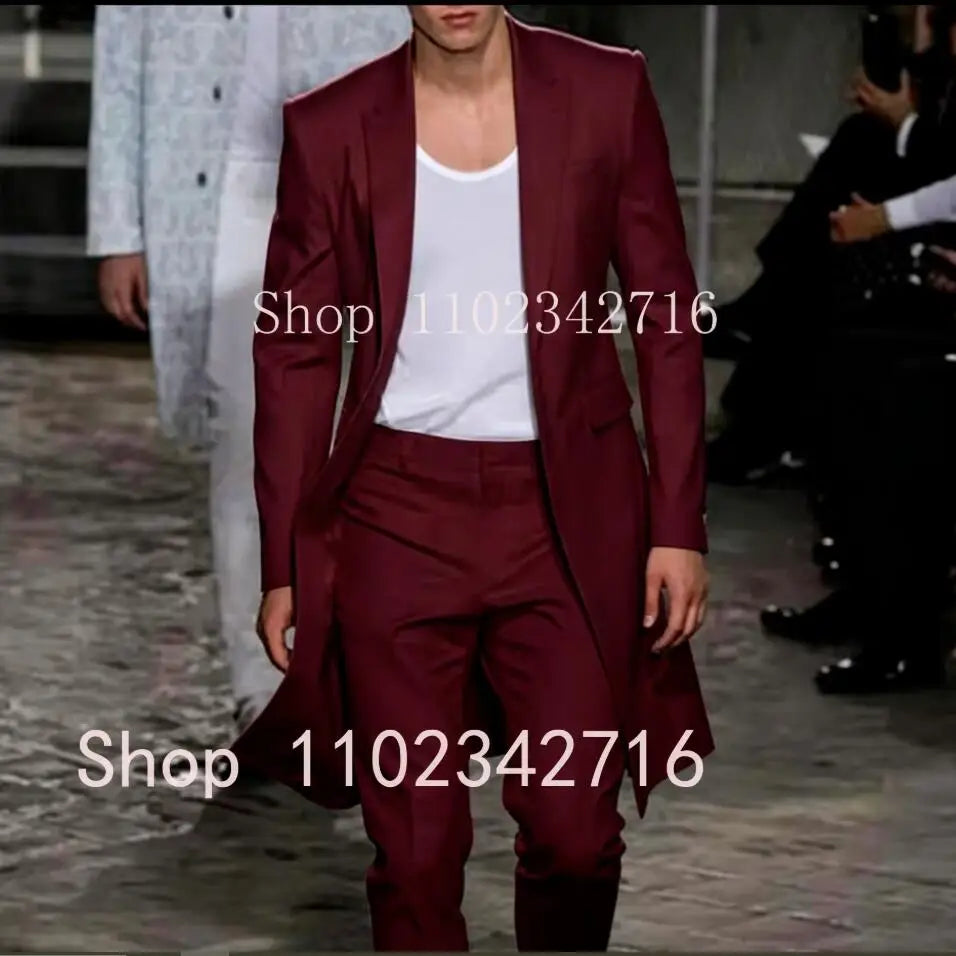 Veste longue d'été pour hommes, costumes de mariage, pantalon blanc, Tuxedos de marié, Blazer classique à revers, manteau 2 pièces, pantalon de bal, nouvelle collection 2025 Camara Shopping Veste longue d'été pour hommes, costumes de mariage, pantalon blanc, Tuxedos de marié, Blazer classique à revers, manteau 2 pièces, pantalon de bal, nouvelle collection 2025