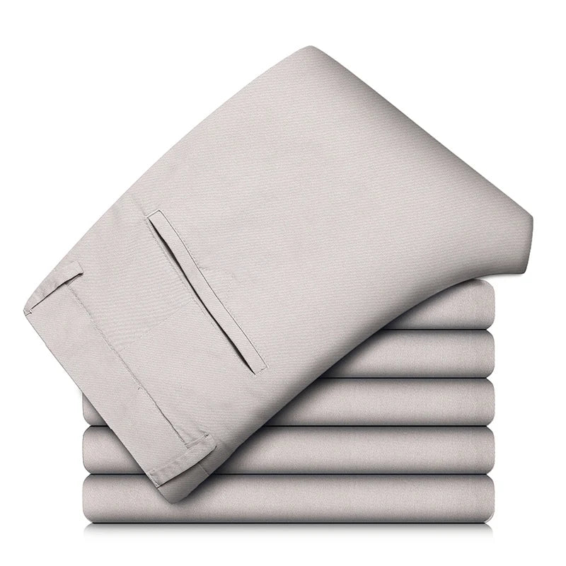 Printemps et été hommes stretch confort pantalons décontractés mode coréenne pantalon affaires droite ample ventiler marque pantalon Camara Shopping Printemps et été hommes stretch confort pantalons décontractés mode coréenne pantalon affaires droite ample ventiler marque pantalon