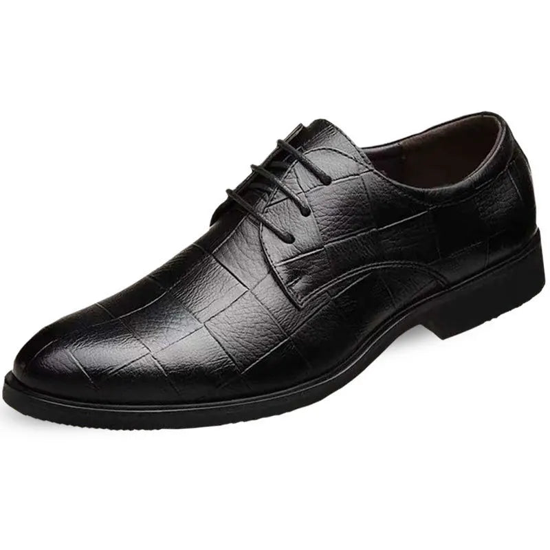 Chaussures Oxford en cuir PU noir pour hommes, chaussures habillées formelles à enfiler, chaussures de bureau pour mariage Camara Shopping Chaussures Oxford en cuir PU noir pour hommes, chaussures habillées formelles à enfiler, chaussures de bureau pour mariage