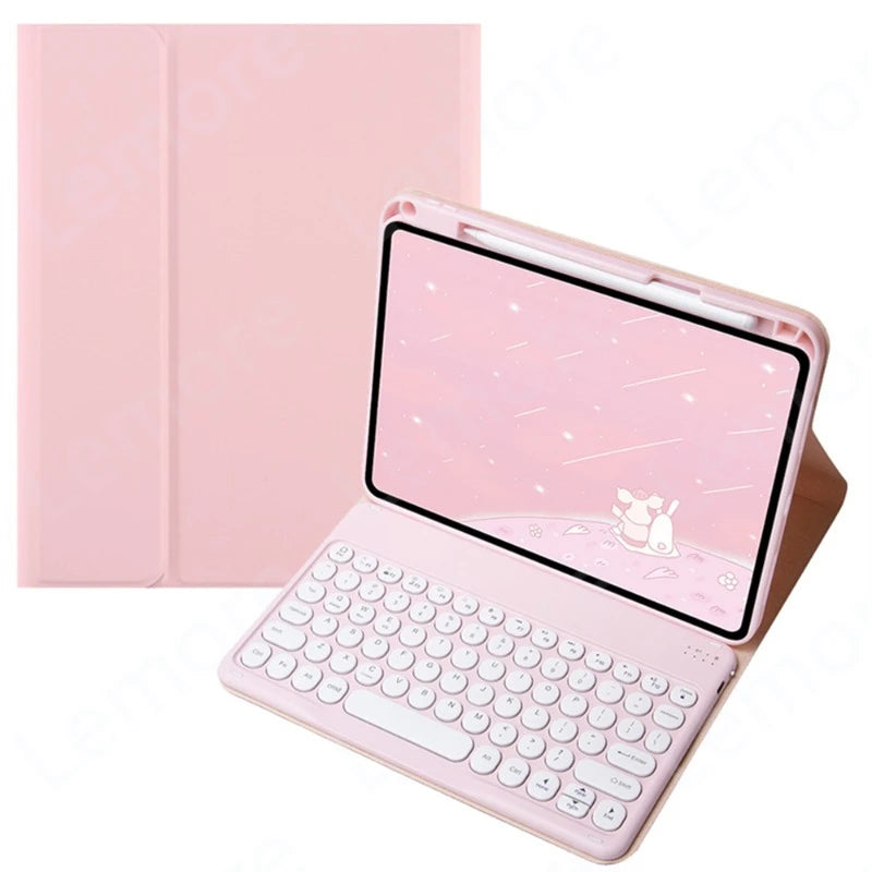 Housse de tablette pour clavier Redmi Pad 2, étui de support de 11 pouces avec fente pour crayon pour clavier espagnol Xiaomi Redmi Pad 2 2025