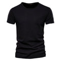 100% coton hommes T-shirt décontracté doux Fitness été mince T-shirts hommes vêtements de maison col rond à manches courtes solide T-shirt pour hommes Camara Shopping 100% coton hommes T-shirt décontracté doux Fitness été mince T-shirts hommes vêtements de maison col rond à manches courtes solide T-shirt pour hommes