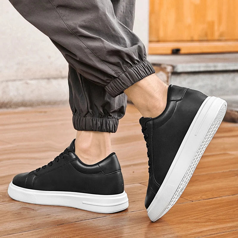 Nouveaux hommes baskets ascenseur chaussures rehaussant la hauteur augmenter semelle intérieure 6-10CM talons hauts chaussures en cuir chaussures de Sport hommes chaussures Camara Shopping Nouveaux hommes baskets ascenseur chaussures rehaussant la hauteur augmenter semelle intérieure 6-10CM talons hauts chaussures en cuir chaussures de Sport hommes chaussures