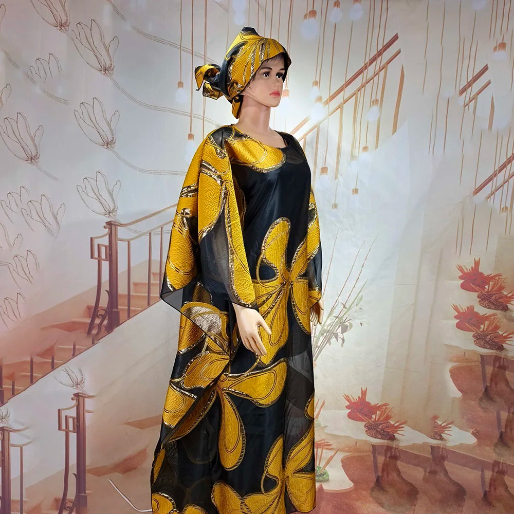 Nouvelles Robes Africaines pour Femme, Ensemble Deux Pièces, Vêtements d'Église pour Femme avec Foulard Intégré, Tenue Africaine Camara Shopping Nouvelles Robes Africaines pour Femme, Ensemble Deux Pièces, Vêtements d'Église pour Femme avec Foulard Intégré, Tenue Africaine