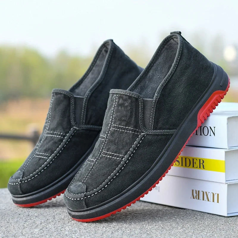 Chaussures décontractées en cuir souple pour hommes, mocassins à enfiler, chaussures plates confortables pour la marche, chaussures de bureau quotidiennes antidérapantes pour hommes Camara Shopping Chaussures décontractées en cuir souple pour hommes, mocassins à enfiler, chaussures plates confortables pour la marche, chaussures de bureau quotidiennes antidérapantes pour hommes