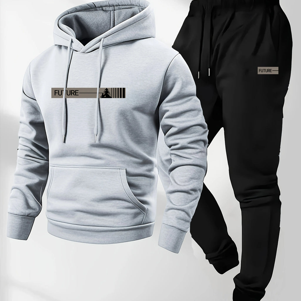 Ensemble jogging homme 2 pièces – Sweat à capuche et pantalon - Camara ShoppingEnsemble jogging homme 2 pièces – Sweat à capuche et pantalon