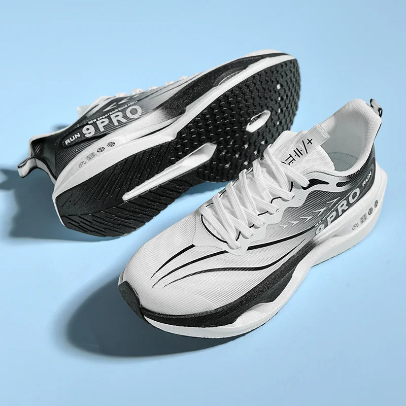 Chaussures de course pour hommes avec plaque en carbone, spécialité marathon, baskets de sport décontractées pour hommes, baskets athlétiques respirantes et confortables pour femmes Camara Shopping Chaussures de course pour hommes avec plaque en carbone, spécialité marathon, baskets de sport décontractées pour hommes, baskets athlétiques respirantes et confortables pour femmes