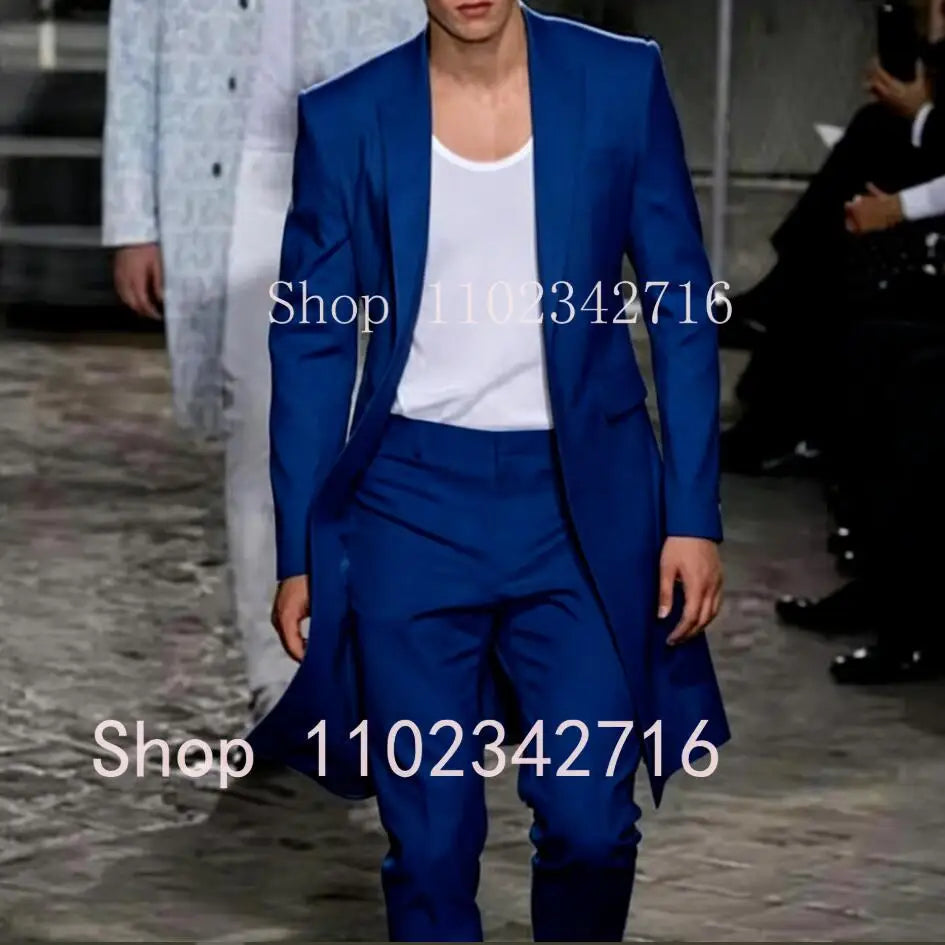 Veste longue d'été pour hommes, costumes de mariage, pantalon blanc, Tuxedos de marié, Blazer classique à revers, manteau 2 pièces, pantalon de bal, nouvelle collection 2025 Camara Shopping Veste longue d'été pour hommes, costumes de mariage, pantalon blanc, Tuxedos de marié, Blazer classique à revers, manteau 2 pièces, pantalon de bal, nouvelle collection 2025