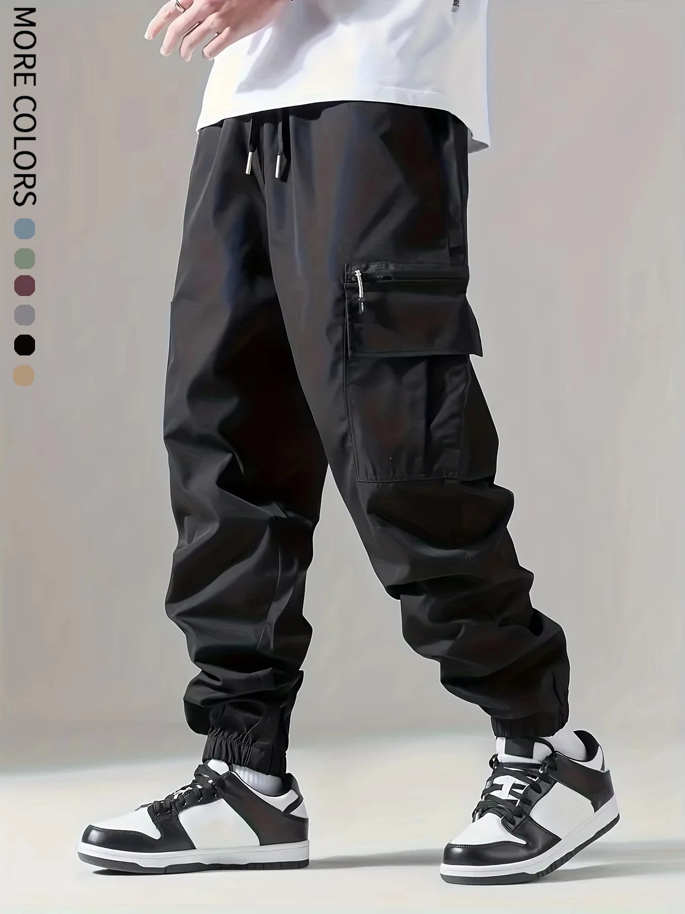 Pantalon cargo pour hommes, fjm fin, confortable et respirant, décontracté, extérieur, portable, course à pied, cyclisme, approche multi-poches Camara Shopping Pantalon cargo pour hommes, fjm fin, confortable et respirant, décontracté, extérieur, portable, course à pied, cyclisme, approche multi-poches