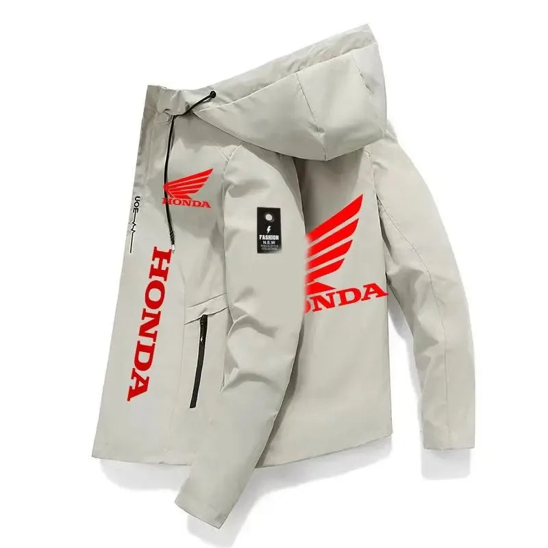 Sweat à capuche de moto Honda pour hommes, mode décontractée, sweat à capuche d'extérieur Honda, vêtements d'équipe de course avec Logo Honda, printemps/automne 2025 Camara Shopping Sweat à capuche de moto Honda pour hommes, mode décontractée, sweat à capuche d'extérieur Honda, vêtements d'équipe de course avec Logo Honda, printemps/automne 2025