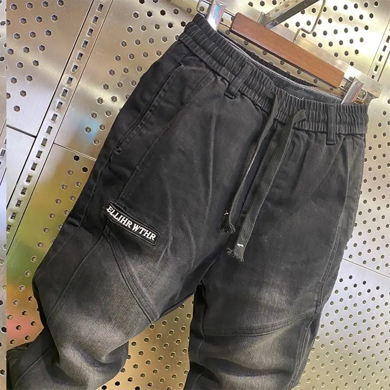 Haute qualité mode confortable luxe concepteur nouveau Baggy luxe Style coréen jean ample pour hommes idéal pour le printemps et l'automne Camara Shopping Haute qualité mode confortable luxe concepteur nouveau Baggy luxe Style coréen jean ample pour hommes idéal pour le printemps et l'automne