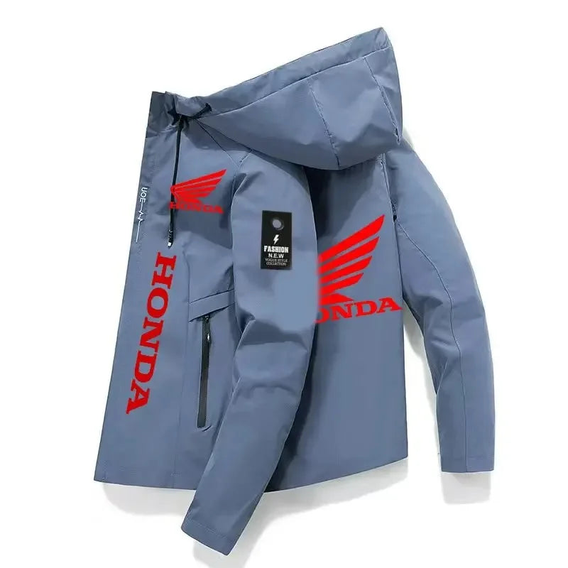Sweat à capuche de moto Honda pour hommes, mode décontractée, sweat à capuche d'extérieur Honda, vêtements d'équipe de course avec Logo Honda, printemps/automne 2025 Camara Shopping Sweat à capuche de moto Honda pour hommes, mode décontractée, sweat à capuche d'extérieur Honda, vêtements d'équipe de course avec Logo Honda, printemps/automne 2025