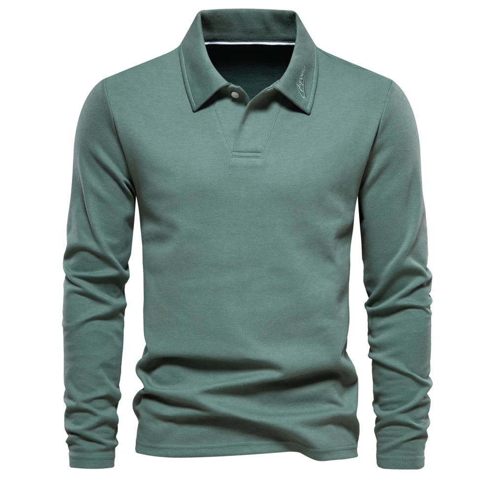 AIOPESON Polo brodé pour hommes, mode col rabattu, chemise de Golf de luxe sociale décontractée Camara Shopping AIOPESON Polo brodé pour hommes, mode col rabattu, chemise de Golf de luxe sociale décontractée
